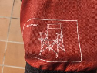 2 Sillas de Camping Quechua Rojas