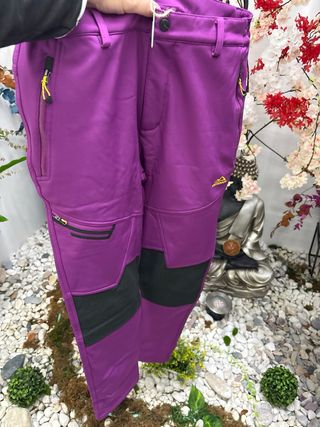 Pantalón senderismo Outdoor morado