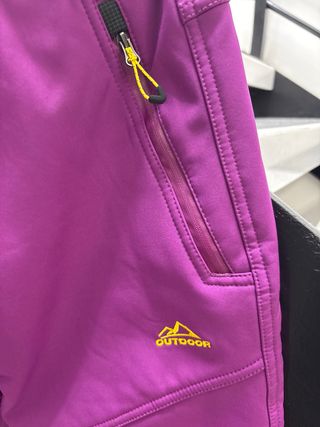 Pantalón senderismo Outdoor morado