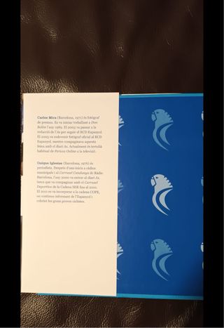Libro RCD ESPANYOL sentiment blanc i blau