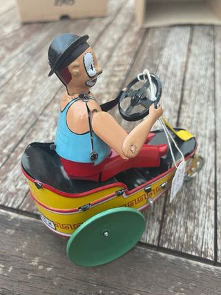 Juguete Hojalata Payaso PAYA Antiguo