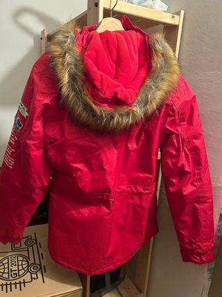 Abrigo Geographical Norway Rojo