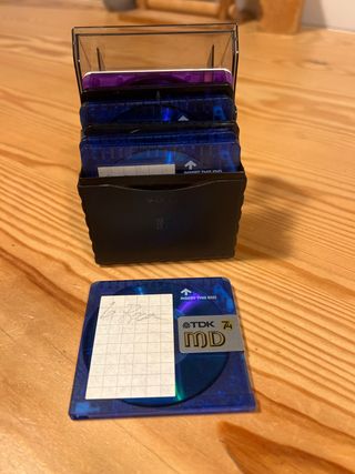 Lote Mini Discs TDK y Sony