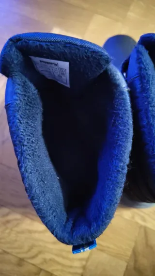 Botas Nieve Niño Talla 36 Azul/Negro