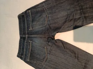 Pantalón campana azul