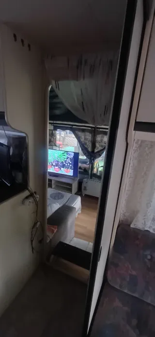 Caravana en camping en el Montseny