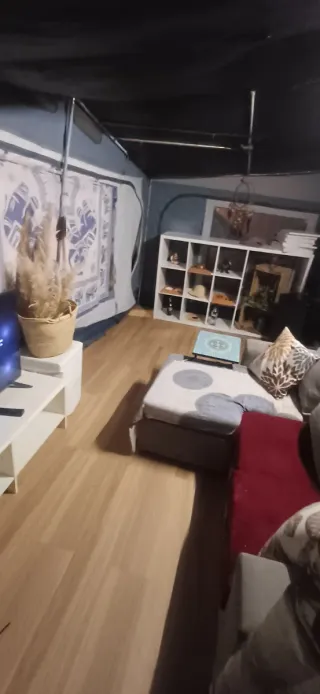 Caravana en camping en el Montseny