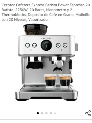 Cafetera Cecotec Barista Power Espresso 20