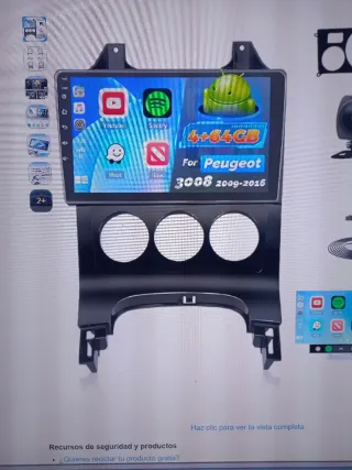 Radio Android Peugeot 3008 (2009-2016)