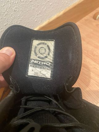 Botas Snowboard Nitro Talla 38