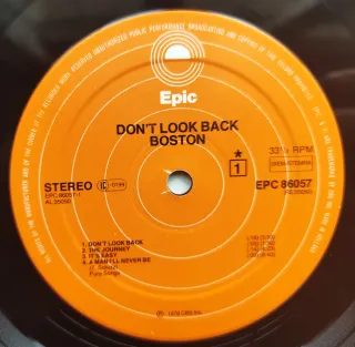 LP 1978 🇪🇺 BOSTON - DON'T LOOK BACK