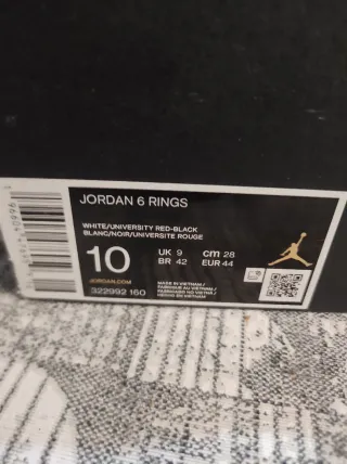 Zapatillas Jordan 6 Rings Hombre Talla 44