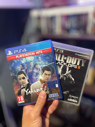 Yakuza 0 y Call of Duty Black Ops 2 PS3/PS4