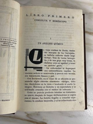 Los visionarios. Pio Baroja 1932