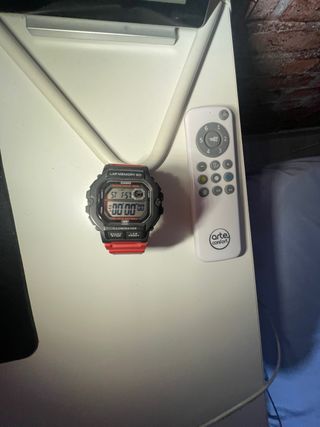 Reloj Casio Lap Memory 60 Negro/Rojo