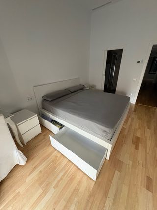 Cama IKEA MALM 180x200 + Colchón viscoelastic