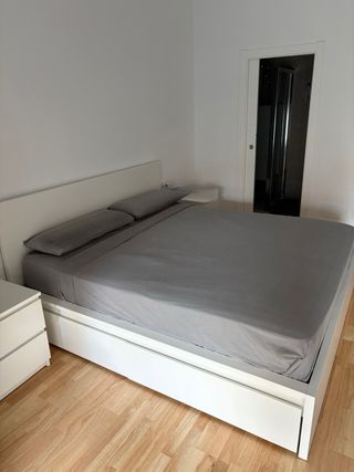 Cama IKEA MALM 180x200 + Colchón viscoelastic
