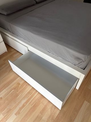 Cama IKEA MALM 180x200 + Colchón viscoelastic