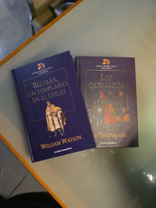 Colección libros novela histórica de la edad media