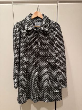 Chaquetón ETIEM Lana T-44 Negro/Blanco.