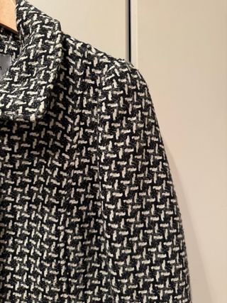 Chaquetón ETIEM Lana T-44 Negro/Blanco.