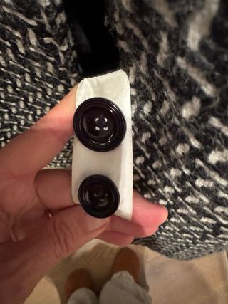 Chaquetón ETIEM Lana T-44 Negro/Blanco.