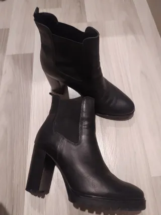 Botines Formula Joven Negros Mujer