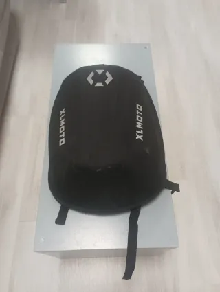 Mochila de motorista negra