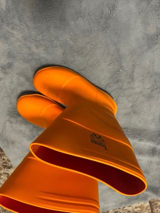 Botas de agua Techno, naranjas.