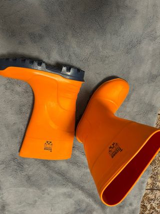 Botas de agua Techno, naranjas.