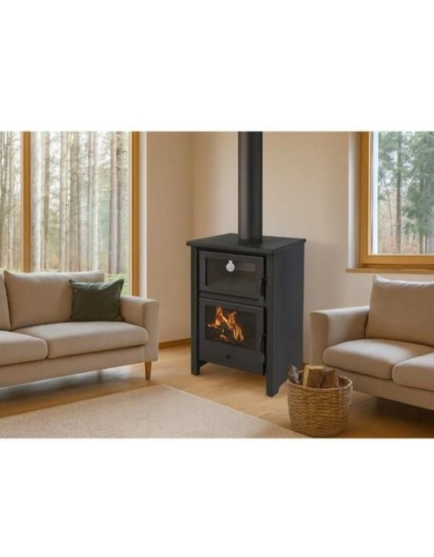 Estufa de Leña  Quart 9.7Kw  Nueva MAD2019