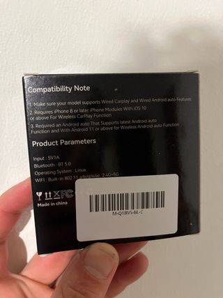 Adaptador Inalámbrico Yurnlv CarPlay