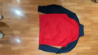 Sudadera Nike cremallera roja y negra
