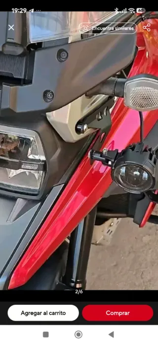 Soportes Focos Suzuki v-strom 1050 1050XT