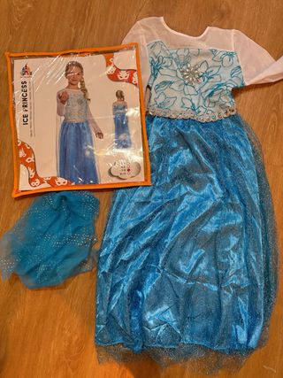 Disfraz Princesa Hielo Talla 7-9 años