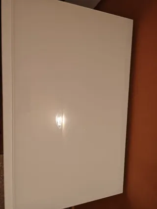 Cómoda Malm Ikea Blanca tres cajones con cristal
