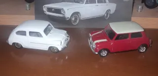 Seat 600 y Mini Cooper - Coches a escala 1/43