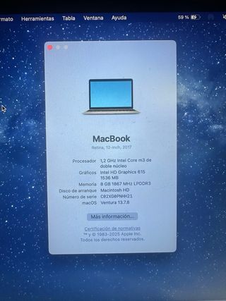 MacBook Retina Gris Espacial