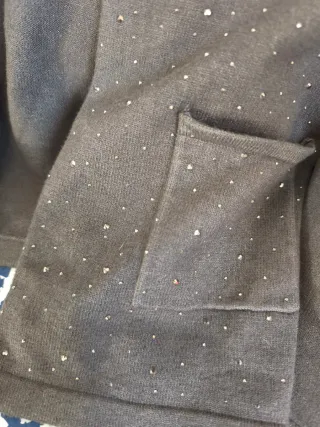 Cardigan Maricla della Valle con brillantini