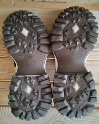 Zapatillas Chunky grises y rosas Nuevas T.35