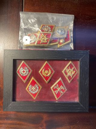 Cuadro Rombos Insignia Militar