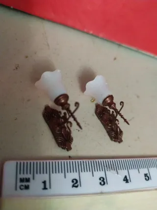 Casa de muñecas apliques de pared de plástico