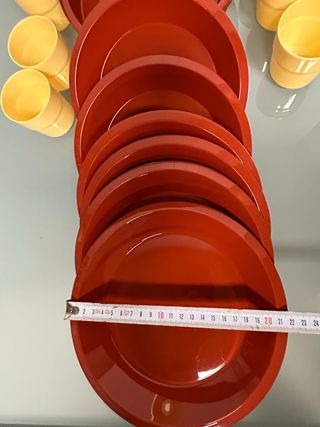 Conjunto Piquenique Vintage Plástico