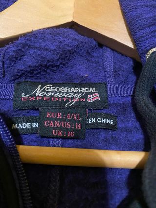 Chaqueta Polar Geographical Norway Talla XL