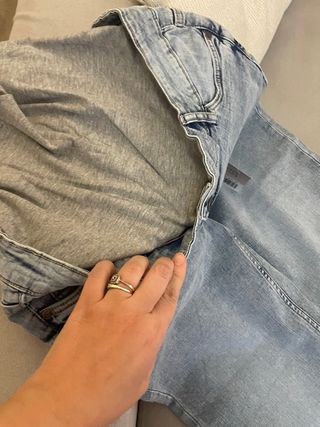 Pantalón premamá vaquero azul