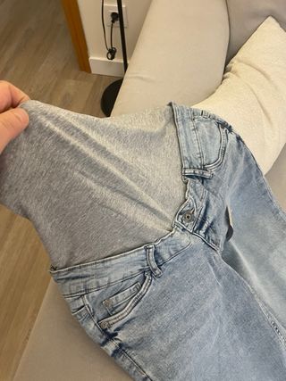 Pantalón premamá vaquero azul