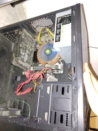 Torre PC Nox Negra con Luces Azules