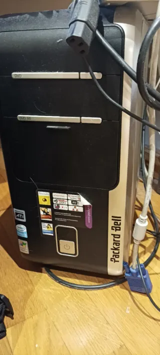 Packard Bell Ordenador Torre Negro y Beige