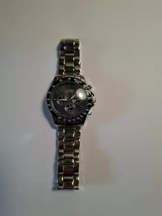 Reloj Hugo Boss Negro y Plateado