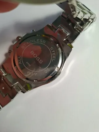 Reloj Hugo Boss Negro y Plateado